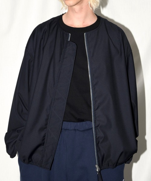 SUPERTHANKS(スーパーサンクス)の「MA-1 フライトジャケット/Rebuilt flight jacket (T/R)(MA-1・メンズ・ネイビー/ブラック/グレー・M/L/S)」の12枚目の写真