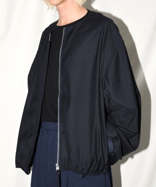 SUPERTHANKS(スーパーサンクス)の「MA-1 フライトジャケット/Rebuilt flight jacket (T/R)(MA-1・メンズ・ネイビー/ブラック/グレー・M/L/S)」の13枚目の写真