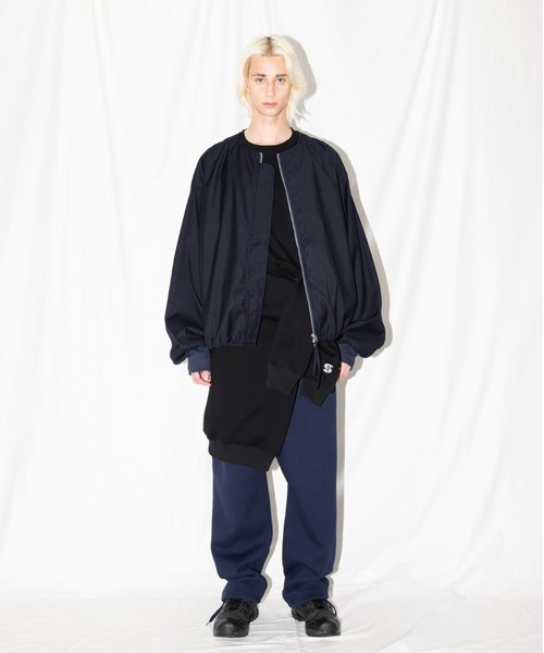 SUPERTHANKS(スーパーサンクス)の「MA-1 フライトジャケット/Rebuilt flight jacket (T/R)(MA-1・メンズ・ネイビー/ブラック/グレー・M/L/S)」の17枚目の写真
