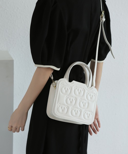 LOPASS（ロパス）の「2waｙショルダーバッグ/ハンドバッグ（ショルダーバッグ・レディース・イエロー/グリーン/ピンク/ホワイト・FREE）」の5枚目の写真