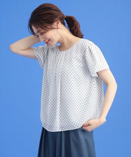 ReFLEcT - リフレクト　ストライプ柄シフォンブラウス　他二枚 Reflect（リフレクト）の「◇【洗える】ストライプシフォン
