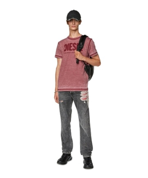 DIESEL（ディーゼル）の「メンズ Tシャツ トップス ロゴ（T