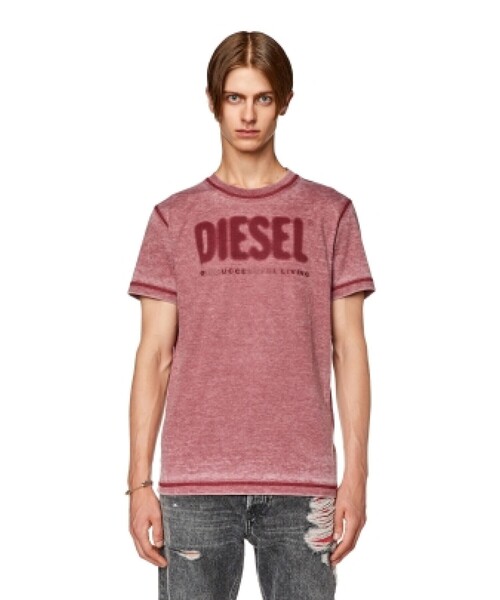Tシャツ・カットソー DIESEL T-SHIRTS DIESEL Tシャツ オーバルD A13049-0DQAU T-BOXT-N14-5KV (DIESEL