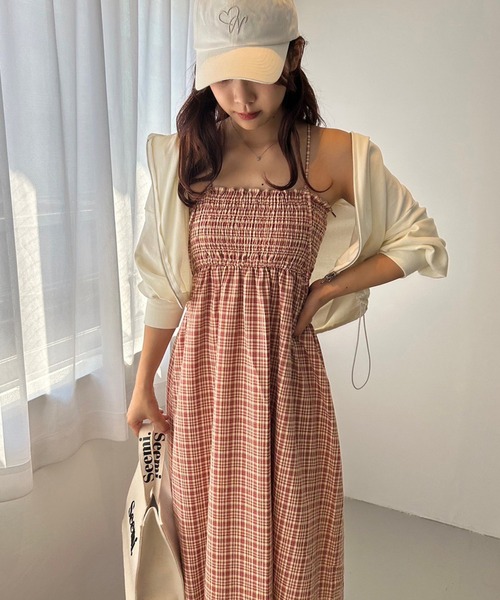 one after another NICE CLAUP(ワンアフターアナザーナイスクラップ)の「ダブルZIPショートパーカー(パーカー・レディース・杢グレー/アイボリー/チャコールグレー・FREE)」の20枚目の写真