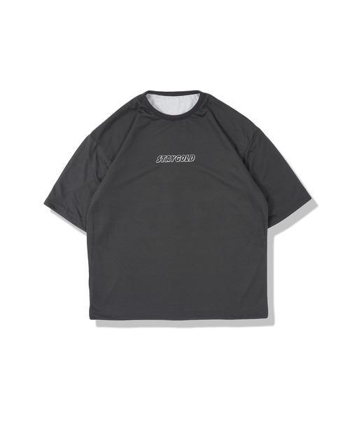 STAY GOLD（ステイゴールド）の「【STAYGOLD】リバーシブル Tシャツ / Reversible T-shirt（Tシャツ/カットソー・メンズ・チャコール/グリーン/イエロー/ブルー・FREE）」の12枚目の写真