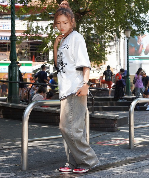 STAY GOLD（ステイゴールド）の「【STAYGOLD】リバーシブル Tシャツ / Reversible T-shirt（Tシャツ/カットソー・メンズ・チャコール/グリーン/イエロー/ブルー・FREE）」の13枚目の写真
