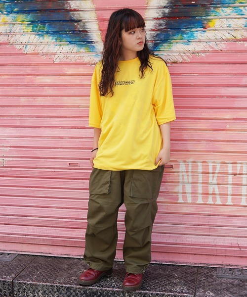 STAY GOLD（ステイゴールド）の「【STAYGOLD】リバーシブル Tシャツ / Reversible T-shirt（Tシャツ/カットソー・メンズ・チャコール/グリーン/イエロー/ブルー・FREE）」の10枚目の写真