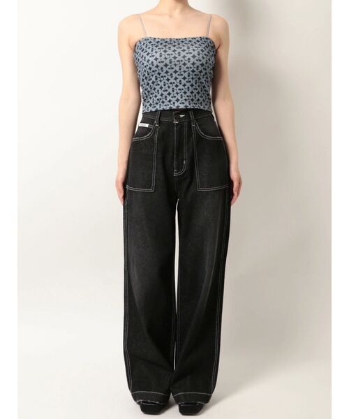 EMODA(エモダ)の「ボックスキャミ(Tシャツ/カットソー・レディース・その他/その他1/ホワイト/ブラック・FREE)」の22枚目の写真