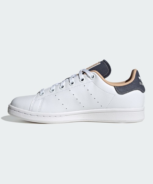 adidas（アディダス）の「スタンスミス キッズ / Stan Smith Kids  / アディダスオリジナルス adidas Originals（スニーカー・キッズ・ホワイト×ネイビー/ホワイト・23.5cm/22.5cm/25.0cm/22.0cm/25.5cm/23.0cm/24.0cm/24.5cm）」の9枚目の写真