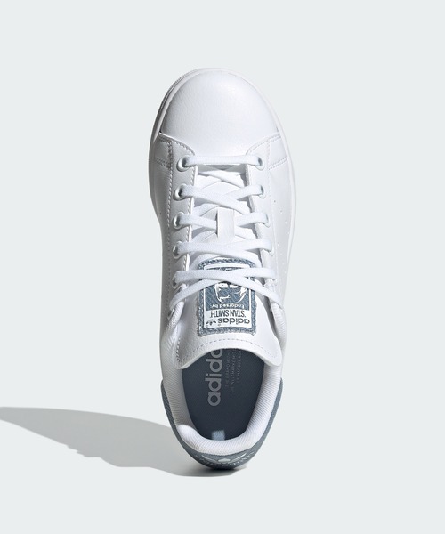 adidas（アディダス）の「スタンスミス キッズ / Stan Smith Kids  / アディダスオリジナルス adidas Originals（スニーカー・キッズ・ホワイト×ネイビー/ホワイト・23.5cm/22.5cm/25.0cm/22.0cm/25.5cm/23.0cm/24.0cm/24.5cm）」の12枚目の写真