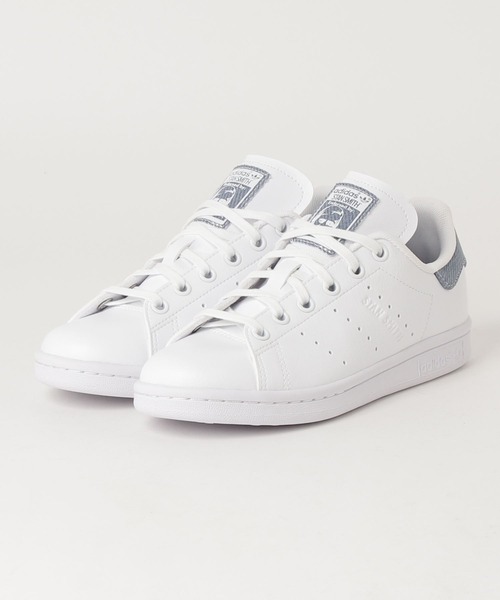 adidas（アディダス）の「スタンスミス キッズ / Stan Smith Kids  / アディダスオリジナルス adidas Originals（スニーカー・キッズ・ホワイト×ネイビー/ホワイト・23.5cm/22.5cm/25.0cm/22.0cm/25.5cm/23.0cm/24.0cm/24.5cm）」の4枚目の写真