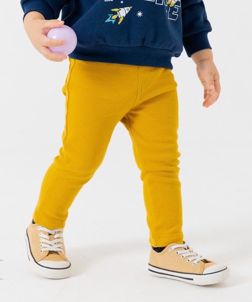 chil2（チルツー）の「全18色 カラバリストレッチパンツ（その他パンツ・キッズ・ワインレッド/ネイビー/ホワイト/ブルー/ブラック/サックスブルー/グリーン/グレー/モカ/ラベンダー/ミント/ライトブルー/オレンジ/マスタード/カーキ/ピンク/ベージュ/パープル・150cm/140cm/100cm/110cm/90cm/120cm/80ｃｍ/130cm）」の15枚目の写真