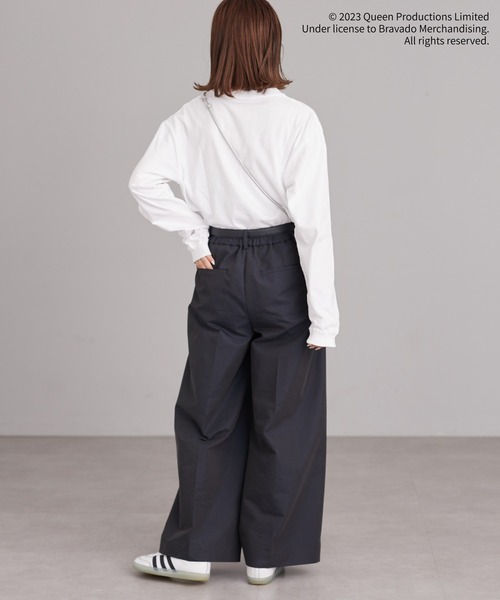 CIAOPANIC TYPY（チャオパニックティピー）の「【CIAOPANIC TYPY スペシャルアイテム】ロックバンドTEE（Tシャツ/カットソー・レディース・チャコールグレー/オフホワイト/ブラック/ホワイト・ONE SIZE）」の19枚目の写真