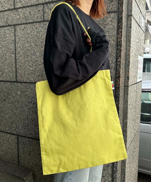 FRUIT OF THE LOOM(フルーツオブザルーム)の「FRUIT OF THE LOOM / FTL BASIC PARTITION TOTE / 80052900(トートバッグ・レディース・オフホワイト/イエロー/グリーン/カーキ/グレイッシュブルー/ネイビー/ピンク/レンガ/ブラウン/ベージュ/ブラック/グレー・ONESIZE)」の10枚目の写真