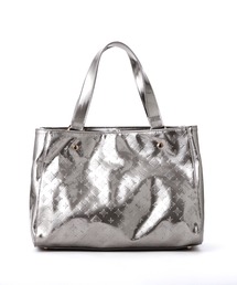 Daily russet | エナメル モノグラム型押しトートバッグ(トートバッグ)