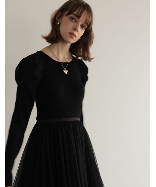 Re:EDIT（リエディ）の「[2023A/W COLLECTION][MEISM by Re:EDIT]ハート×チェーン2連ネックレス（ネックレス・レディース・ゴールド/シルバー・FREE）」の4枚目の写真