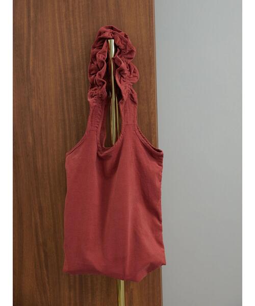 AMERICAN HOLIC（アメリカンホリック）の「コーデュロイフリルBAG（エコバッグ/サブバッグ・レディース・グリーン/ネイビー/ピンク系その他2/キャメル・FREE）」の16枚目の写真