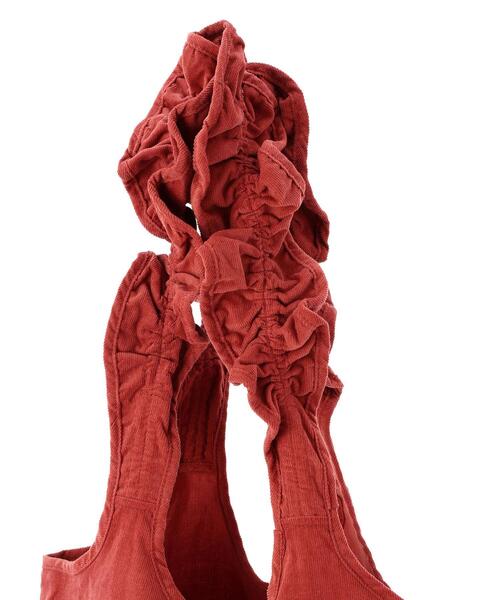 AMERICAN HOLIC（アメリカンホリック）の「コーデュロイフリルBAG（エコバッグ/サブバッグ・レディース・グリーン/ネイビー/ピンク系その他2/キャメル・FREE）」の21枚目の写真