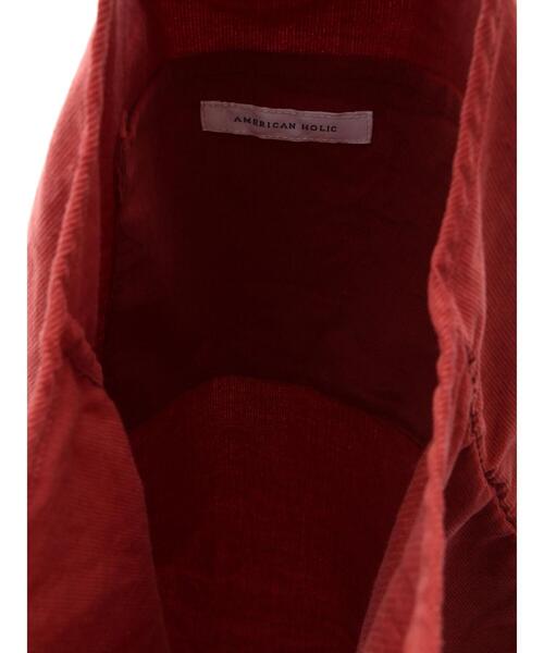 AMERICAN HOLIC（アメリカンホリック）の「コーデュロイフリルBAG（エコバッグ/サブバッグ・レディース・グリーン/ネイビー/ピンク系その他2/キャメル・FREE）」の22枚目の写真