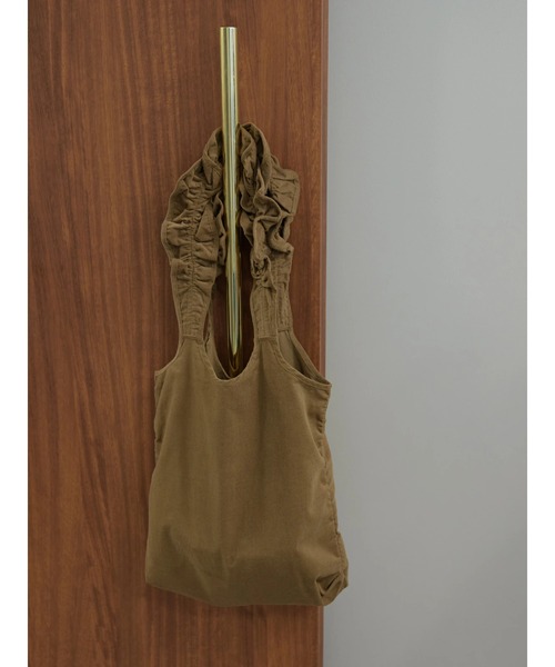 AMERICAN HOLIC（アメリカンホリック）の「コーデュロイフリルBAG（エコバッグ/サブバッグ・レディース・グリーン/ネイビー/ピンク系その他2/キャメル・FREE）」の8枚目の写真