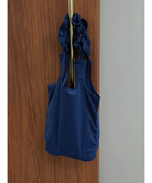 AMERICAN HOLIC（アメリカンホリック）の「コーデュロイフリルBAG（エコバッグ/サブバッグ・レディース・グリーン/ネイビー/ピンク系その他2/キャメル・FREE）」の9枚目の写真