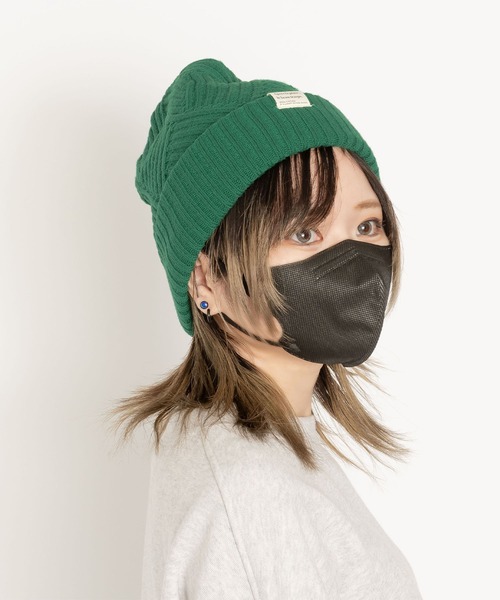 polka polka（ポルカポルカ）の「リサイクルポリ リバーシブル ニットキャップ（ニットキャップ/ビーニー・レディース・ベージュ/ブラック/グリーン・FREE）」の15枚目の写真