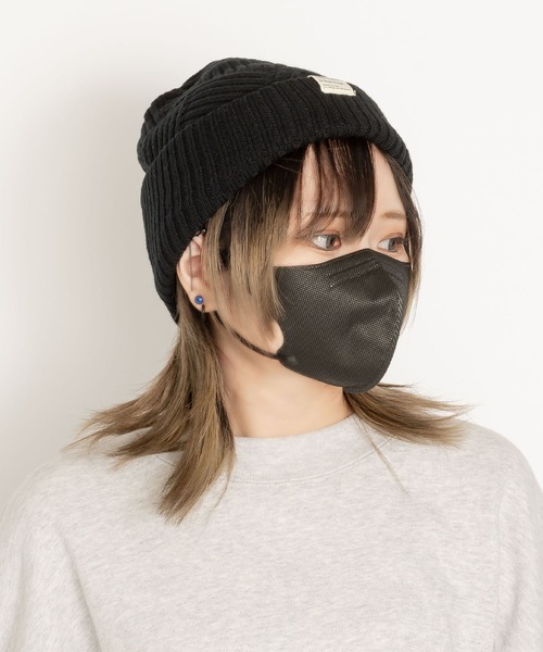 polka polka（ポルカポルカ）の「リサイクルポリ リバーシブル ニットキャップ（ニットキャップ/ビーニー・レディース・ベージュ/ブラック/グリーン・FREE）」の11枚目の写真