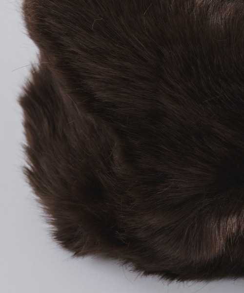 KATHARINE ROSS（キャサリンロス）の「【KATHARINE ROSS】エコファーロシアンハット（ハット・レディース・グレー/ブラック/ブラウン・MEDIUM）」の17枚目の写真