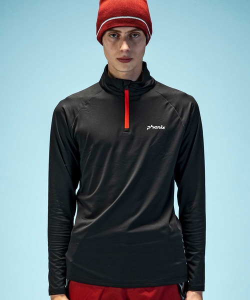 セール】phenix(フェニックス)Thunderbolt 1/2 Zip Tee/Middle メンズ