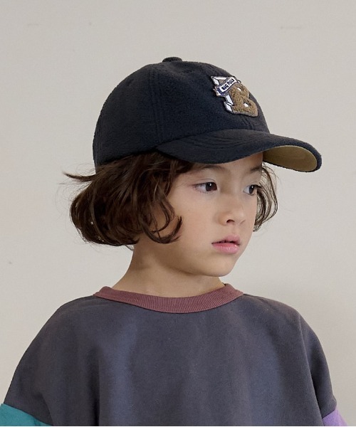 BIG FIELD（ビッグフィールド）の「フリースキャップ/kids（キャップ・キッズ・オレンジ/ネイビー/グレー・M/S）」の3枚目の写真