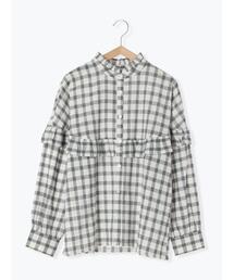 Samansa Mos2 | 柄アソートフリルブラウス(シャツ/ブラウス)