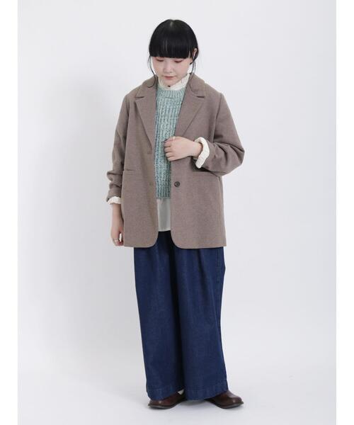 Samansa Mos2（サマンサ モスモス）の「柄アソートフリルブラウス（シャツ/ブラウス・レディース・ネイビー/キナリ/ブラウン/ブラック・F）」の21枚目の写真