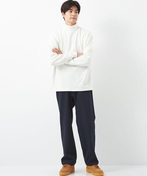 green label relaxing（グリーンレーベルリラクシング）の「クリア タートルネック カットソー（Tシャツ/カットソー・メンズ・ホワイト/ダークグレー/ケリー・S/XL/L/M）」の5枚目の写真