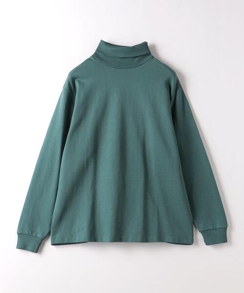 green label relaxing（グリーンレーベルリラクシング）の「クリア タートルネック カットソー（Tシャツ/カットソー・メンズ・ホワイト/ダークグレー/ケリー・S/XL/L/M）」の20枚目の写真