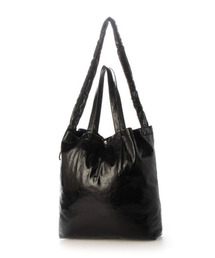 cache cache | カシュカシュ cachecache / メタリックシャーリングポケッタブルトート(ショルダーバッグ)