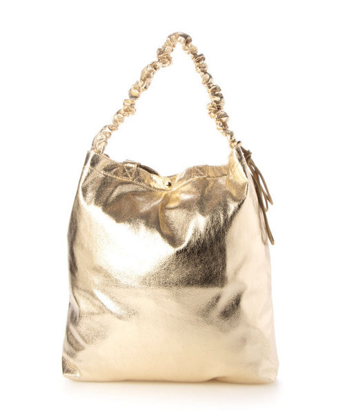 cache cache（カシュ カシュ）の「カシュカシュ cachecache / メタリックシャーリングポケッタブルトート（ショルダーバッグ・レディース・ゴールド/ブラック/シルバー・FREE）」の16枚目の写真