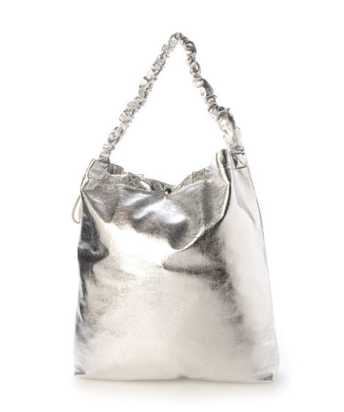 cache cache（カシュ カシュ）の「カシュカシュ cachecache / メタリックシャーリングポケッタブルトート（ショルダーバッグ・レディース・ゴールド/ブラック/シルバー・FREE）」の9枚目の写真