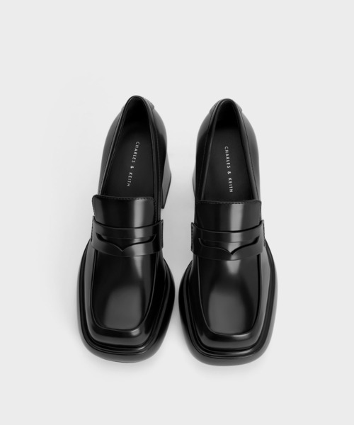 CHARLES & KEITH（チャールズ & キース）の「【販売終了】Monique モニーク プラットフォームローファーパンプス（ローファー・レディース・ブラウン/ブラック系その他7・22.5cm/23cm/23.5cm/24.5cm/25cm）」の6枚目の写真