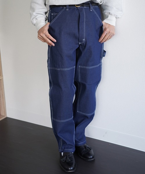 GUNG HO（ガンホー）の「【GUNG HO USA ガンホー】 DOUBLE KNEE PAINTER MADE IN USA　ダブルニーペインターパンツ（その他パンツ・メンズ・インディゴブルー・32inch/34inch/30 inch/36inch）」の2枚目の写真