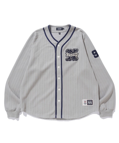XLARGE（エクストララージ）の「BASEBALL SWEATSHIRT（スウェット・メンズ・グレー/ホワイト/ブラック・M/XL/L/S）」の3枚目の写真
