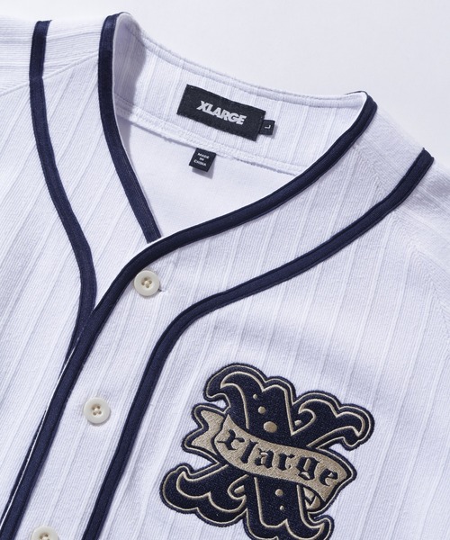 XLARGE（エクストララージ）の「BASEBALL SWEATSHIRT（スウェット・メンズ・グレー/ホワイト/ブラック・M/XL/L/S）」の5枚目の写真