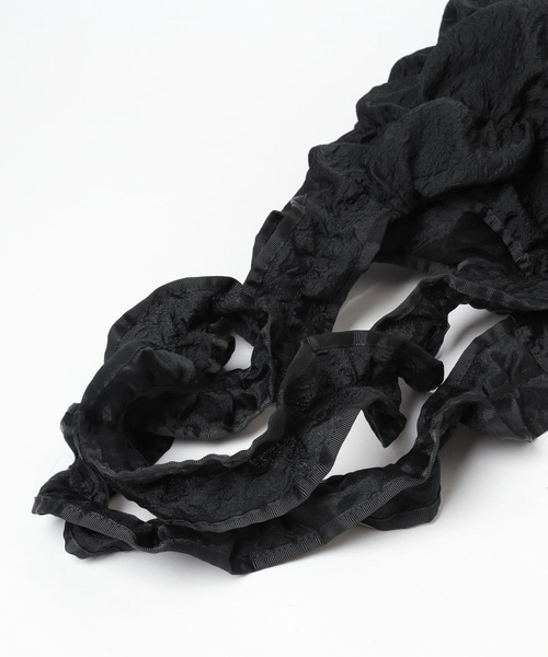 Heather(ヘザー)の「【キャセリーニ】ギャザースクエアトート 994841(トートバッグ・レディース・オフホワイト/ブラック・ONE SIZE)」の11枚目の写真