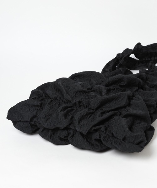 Heather(ヘザー)の「【キャセリーニ】ギャザースクエアトート 994841(トートバッグ・レディース・オフホワイト/ブラック・ONE SIZE)」の12枚目の写真