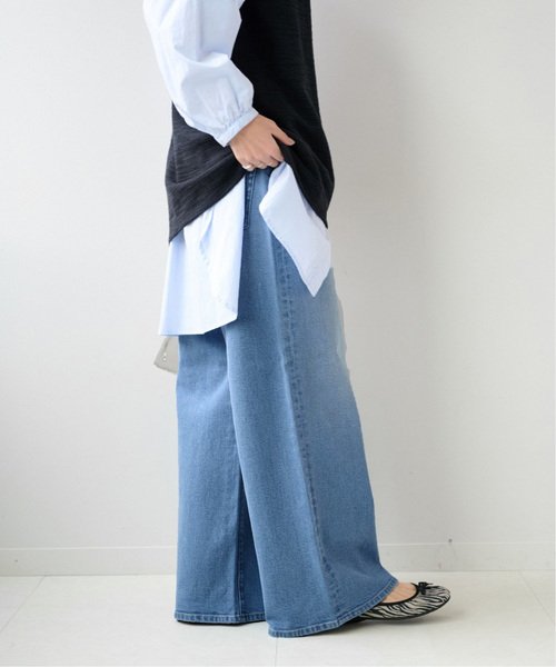 JOURNAL STANDARD relume（ジャーナルスタンダード　レリューム）の「《追加》ワイドデニム（デニムパンツ・レディース・ネイビー/ブルー系その他・38/36）」の7枚目の写真