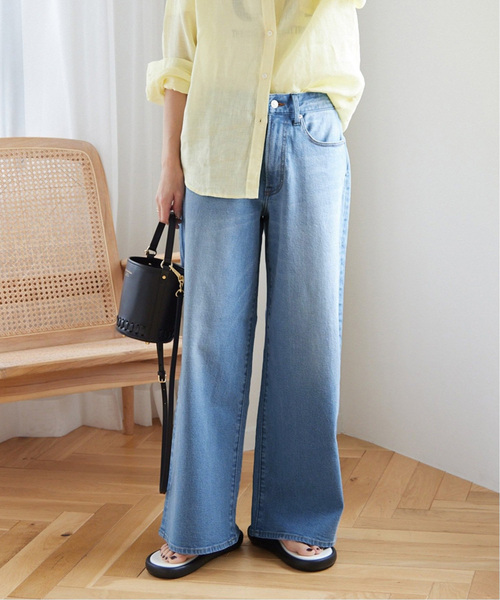 JOURNAL STANDARD relume（ジャーナルスタンダード　レリューム）の「《追加》ワイドデニム（デニムパンツ・レディース・ネイビー/ブルー系その他・38/36）」の13枚目の写真