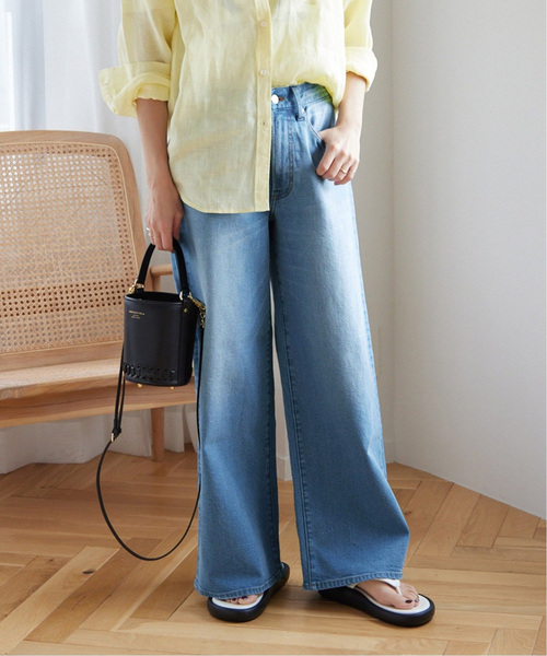 JOURNAL STANDARD relume（ジャーナルスタンダード　レリューム）の「《追加》ワイドデニム（デニムパンツ・レディース・ネイビー/ブルー系その他・38/36）」の14枚目の写真