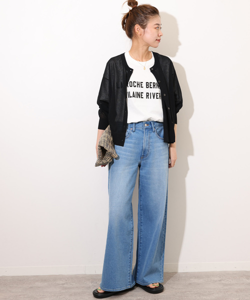 JOURNAL STANDARD relume（ジャーナルスタンダード　レリューム）の「《追加》ワイドデニム（デニムパンツ・レディース・ネイビー/ブルー系その他・38/36）」の16枚目の写真
