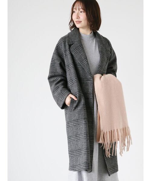 Te chichi TERRASSE（テチチテラス）の「チェスターコート（チェスターコート・レディース・グレー/チャコールグレー/ブラック/モカ・F）」の2枚目の写真