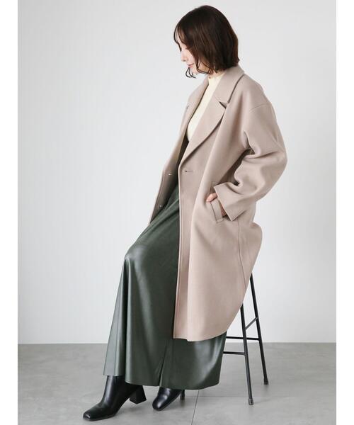 Te chichi TERRASSE（テチチテラス）の「チェスターコート（チェスターコート・レディース・グレー/チャコールグレー/ブラック/モカ・F）」の4枚目の写真