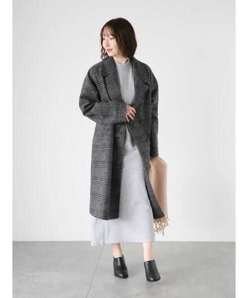 Te chichi TERRASSE（テチチテラス）の「チェスターコート（チェスターコート・レディース・グレー/チャコールグレー/ブラック/モカ・F）」の6枚目の写真